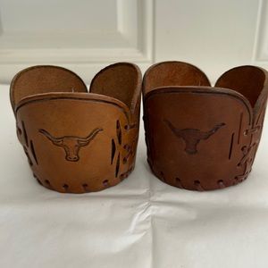 Leather 1/2 can Koosies